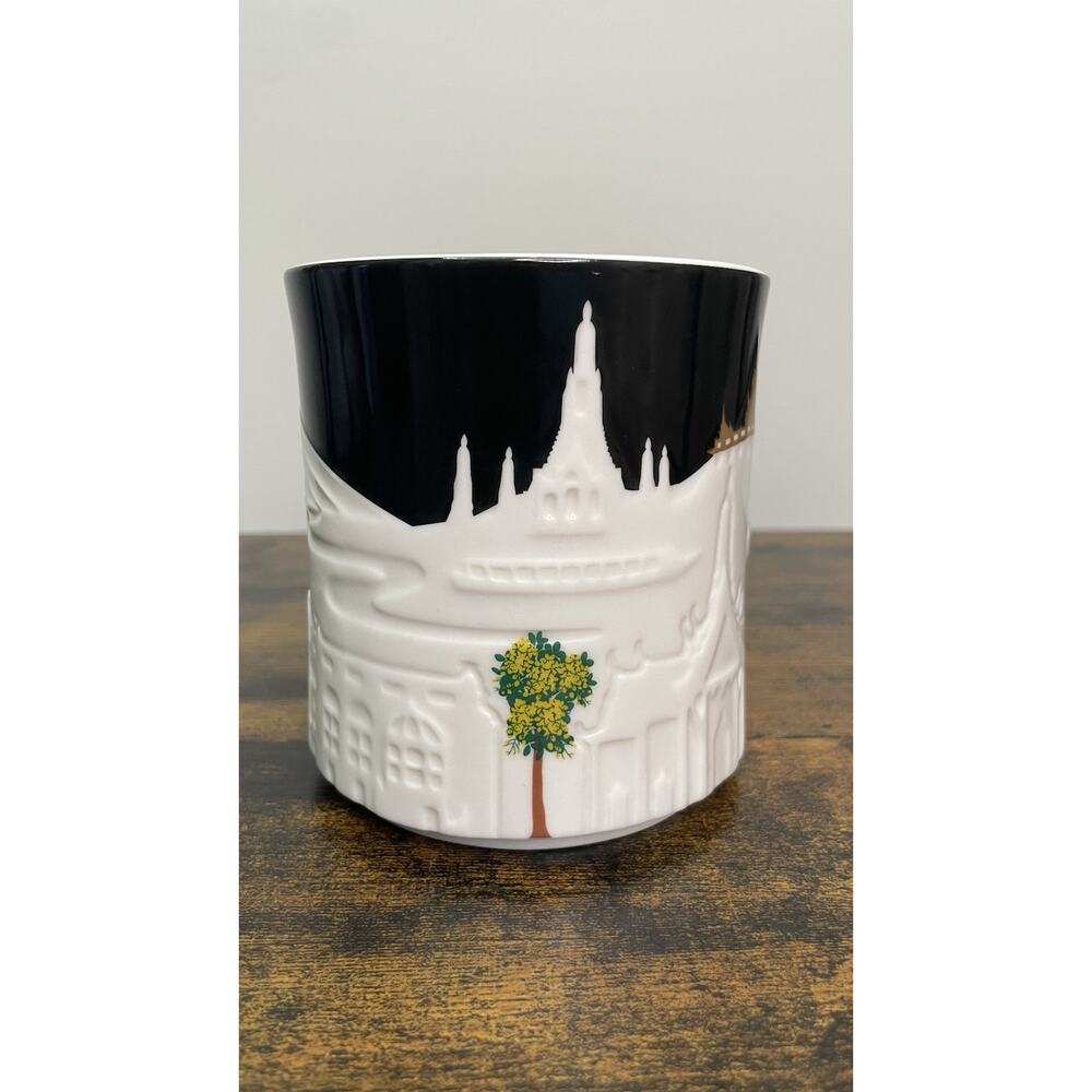 Starbucks Bangkok Relief 2014 Coffee Mug Collector Series City Skyline 16oz - Picture 2 of 9